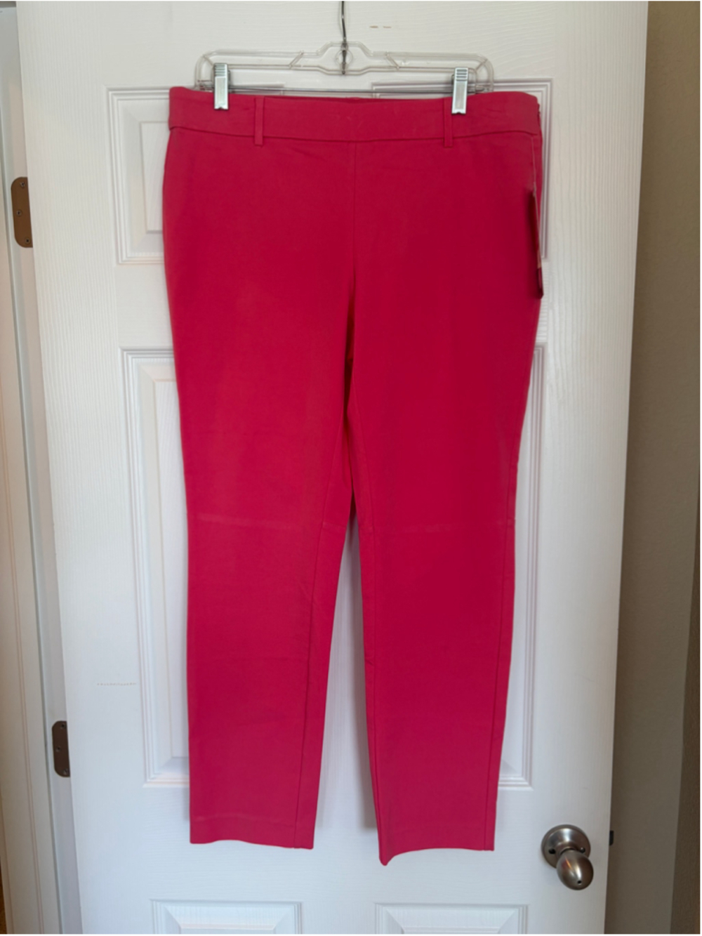 NWT Alfani Slim Ankle Pants 10 Office Siren Barbiecore Dopamine Dressing W7